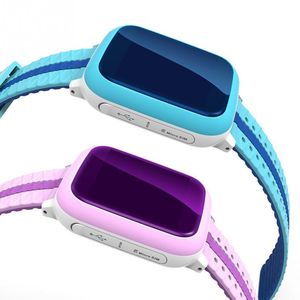 D18S enfants moniteur bébé montre intelligente GPS WiFi SOS localisateur d'appel Tracker Anti perte Bracelet prenant en charge la carte SIM montre-Bracelet pour iPhone Android