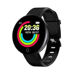 D18S smartwatch kleur 1.44 Ronde scherm hartslag, bloeddruk, slaapbewaking, stappenbeweging D18 slimme armband