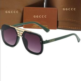 Hommes classique marque rétro GGities femmes lunettes de soleil de luxe lunettes de créateur monture en métal Designers lunettes de soleil femme D0759