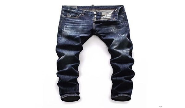 D2 pantalones vaqueros de diseñador para hombre denim pantalones rasgados flacos negros de lujo la mejor versión Armada antigua moda Italia marca bicicleta Ne jZv UAREDs 2s s3948063