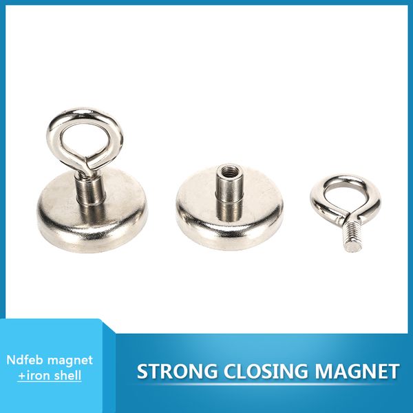 D20 D25 D32 Strong Néodyme Magnetic Hook Tenez jusqu'à 12kg N38 MAGNANTS CROCHT RAPIDE POUR LA CUISIN