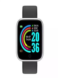 D20 Pro Smart Watch Women Men Y68 Waterdichte smartwatch voor iOS Android Blood Pressure Sports Tracker polsband3918912