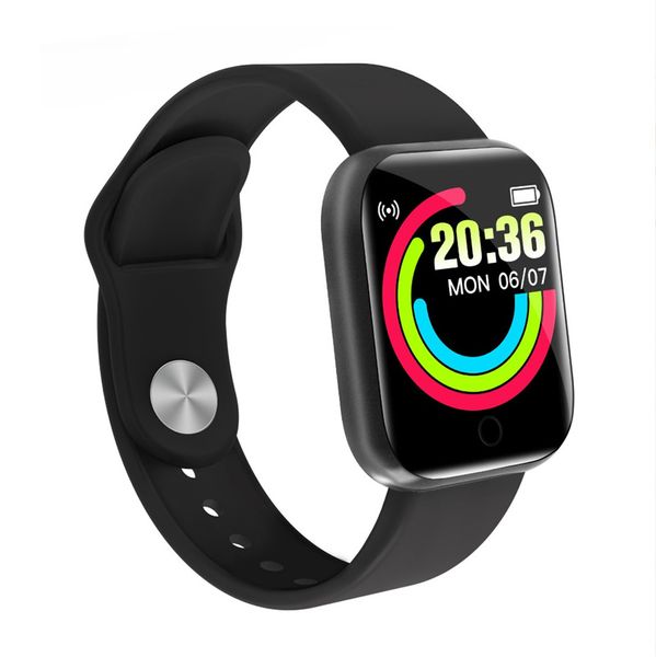 D20s Pulseras inteligentes Reloj Hombres Mujeres Y68 Fitness Tracker Pulsera deportiva Monitor de ritmo cardíaco Presión arterial Pulsera inteligente para Android IOS