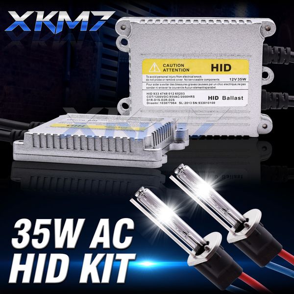 Kit de conversión HID de xenón D2H H7, balasto de CA H1 H11, bombillas 4300K 6000K 8000K, lentes para faros antiniebla, accesorios 35W 12V