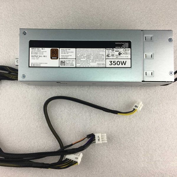 Alimentation d'alimentation de l'ordinateur D350E-S3 pour Dell R530 T330 T340 350W Server V13CW 0V13CW AC350E-S0 0HMNXX