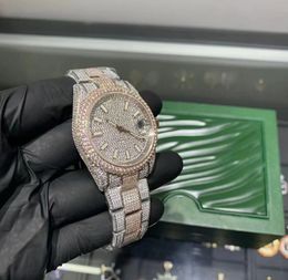 montres de luxe hommes montre montres de créateurs haute qualité mouvement montres hommes moissanite montre glacé montre diamant montre montre automatique montre mécanique 110