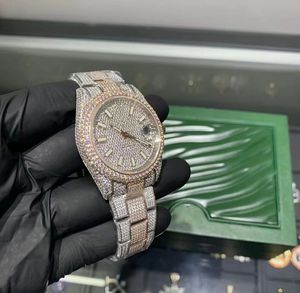montres de luxe hommes montre montres de créateurs haute qualité mouvement montres hommes moissanite montre glacé montre diamant montre montre automatique montre mécanique 110
