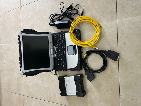 D4.45 V2024.03 pour BMW ICOM NEXT outil de Diagnostic OBD Plus CF-19 I5 8G ordinateur portable avec ingénieurs disque dur ssd