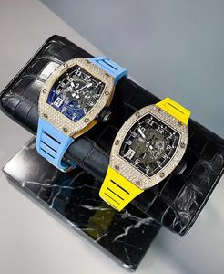 montres de luxe hommes montre montres de créateurs haute qualité mouvement montres hommes moissanite montre glacé montre diamant montre montre automatique montre mécanique 080