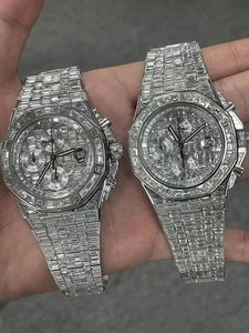 montres de luxe hommes montre montres de créateurs haute qualité mouvement montres hommes moissanite montre glacé montre diamant montre montre automatique montre mécanique 067