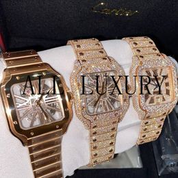montres de luxe hommes montre montres de créateurs haute qualité mouvement montres hommes moissanite montre glacé montre diamant montre montre automatique montre mécanique 069