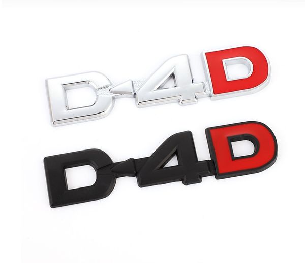 D4D D-4D Logo Car Sticker Emblem Badge Calcomanía para Toyota COROLLA RAV4 Camry CROWN PRIUS REIZ VIOS HIGHLANDER Prado Corolla Tundra