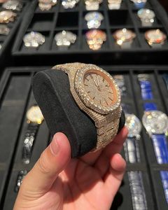 Luxusuhren Herrenuhr Designeruhren hochwertige Uhrwerke Herrenuhren Moissanit-Uhr Iced Out-Uhr Diamantuhr Montre automatische mechanische Uhr 066