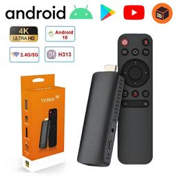 D6 H313 Android Big TV HDR décodeur OS 4K BT50 WiFi 6 2458G Android10 Smart Sticks Box Stick lecteur multimédia Portable 240130