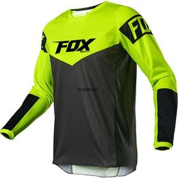 D6zi T-shirts voor heren T-shirts 2023 Nieuwe stijl Foxxx Teleyi Fietsen Motorcross Jersey Downhil Mountainbike Dh Mx Motorkleding Ropa voor jongens Mtb