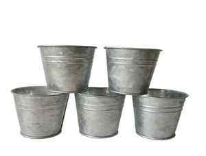 D7xh7cm jardinières galvanisées petites pots de pépinière argentés mini succulents pots en étain baces pots de fleurs sf0486985879