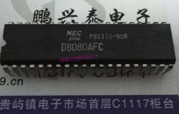 D8080AFC. D8080AFC-1. Componentes electrónicos Circuitos integrados Chips DUAL EN LÍNEA 40 PIN DIP PAQUETE PAQUETE CI, D8080. Microprocesador PDIP40 / 8 bits. 8080 Old CPU