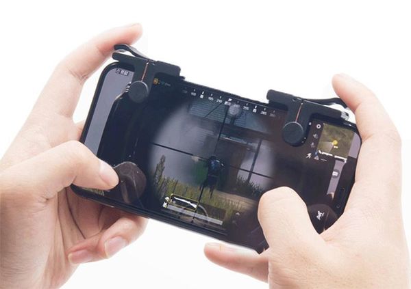 D9 Gaming Trigger Bouton feu Objectif téléphone Smart Key Jeux mobiles L1R1 Shooter contrôleur pour PUBG jeu