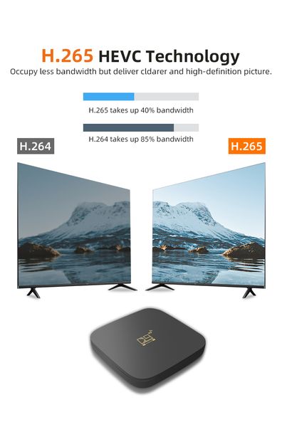 D9 Dispositivo de TV inteligente Android 11 S905 2G 16G 2,4G 5G Dual WIFI Bluetooth Set Top Box 4K Ultra HD reproductor multimedia de vídeo receptor