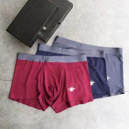 Da Summer Fashion Digital Gedrukt katoenen heren ondergoed Ademende letters Simple Flat Angle Soft en Comfortable Underpants Designer Parallel Boxer onderbroek