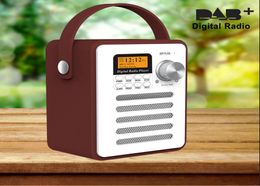 DAB DAB Luidspreker Digitale en FM Radio Portable luidspreker en oplaadbare draadloze persoonlijke radio met stereo Bluetooth -luidspreker SO3404599