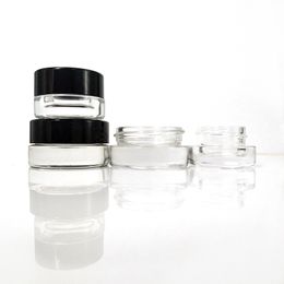 DAB JAR 3ML 5ML NON-STACK WAX GLAS CONTAINER DABBER DROOG HERB Concentraat Cream Containers Ecigs Sigaret Dik Oil Cosmetische Doos