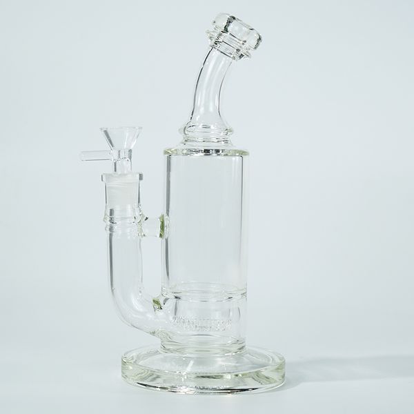 Dab Rig 10 pouces 5mm d'épaisseur clair percolateur huile narguilé bécher verre fumer pipe à eau shisha avec bols