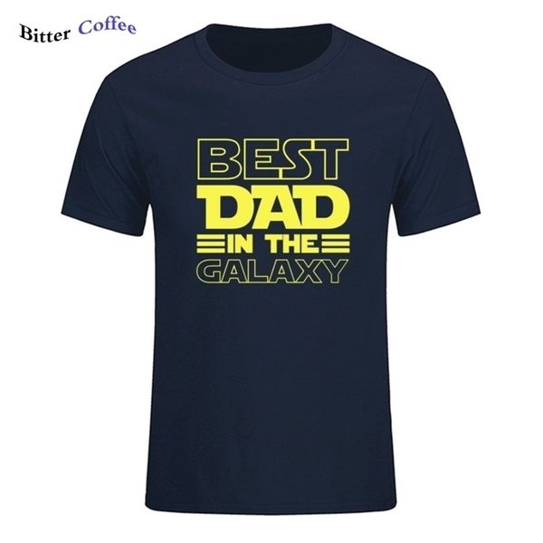 Camiseta de papá en la galaxia, regalo divertido del Día del Padre, regalos de cumpleaños para hombres, camiseta de algodón de verano para marido, camiseta 220527