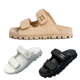 Sandalias de papá Chaussure Women Slides Sunny Designer Designer Designer Slipper Beach Sandels Beach Sandels Sandels Fashion Ourdoor Zapatos