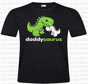 Daddysaurus T Rex Mens Black Short Sheeves Tops Fashion Round Round Neck T Shirts Maat S M L XL 2XL 3XL8698211