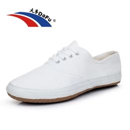 Dafu Schoenen Kleine Witte Stijl Sneakers Retro Vechtsporten Kung Fu Heren Dames 240123