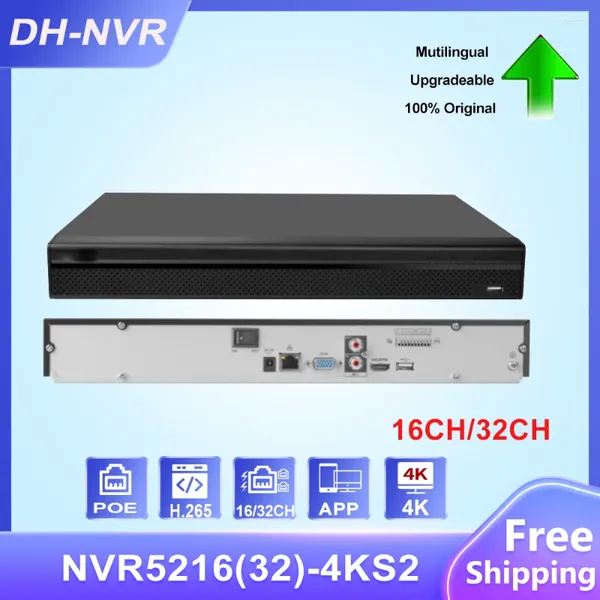 Dahua NVR 16CH 32CH NVR5216-4KS2 NVR5232-4KS2 Talon Talk Talk Network Video Enregistreur de la sécurité Système de surveillance