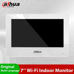 Dahua Multi-Language VTH2621GW-WP WiFi VTH2621GW-P POE 7inch IP Monitor intérieur Video Door Videom
