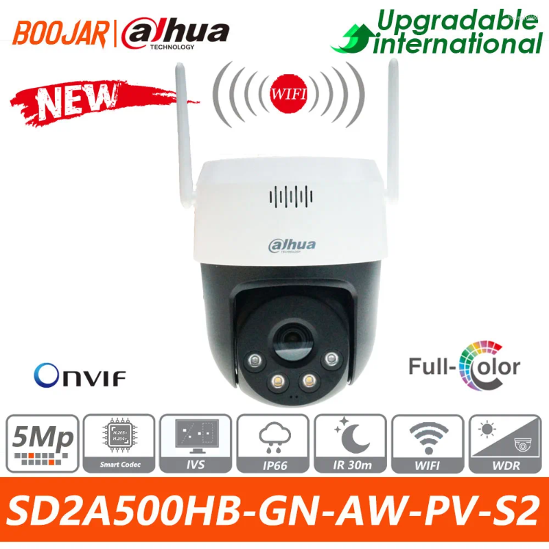 Dahua Original SD2A500HB-GN-AW-PV-S2 5MP Full-color Network PT Camera Wi-Fi Human Detection Two-way Audio Sound And Light Alarm