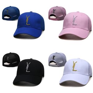 Dagelijkse designer pet zwarte hoeden voor dames sport golf coole formele baseball cap canvas casquette heren snapback hoeden klassieke borduurletters fa062