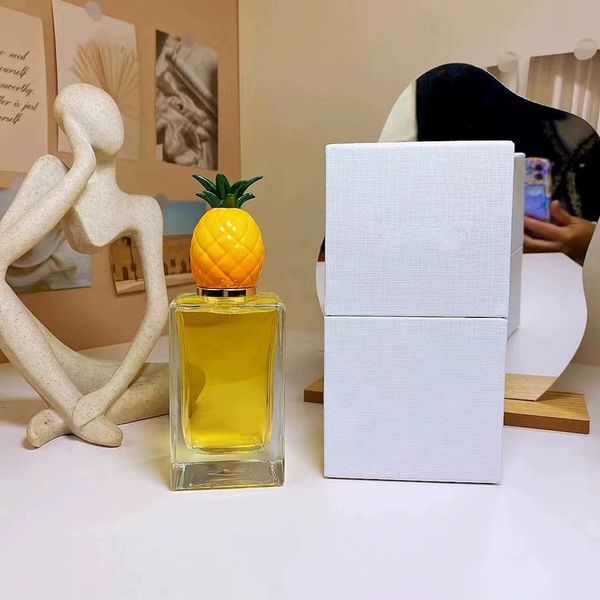 Vie quotidienne Collection de fruits Parfum Citron Ananas Orange Parfum 150 ml Odeur longue durée Marque EDP Homme Femme Parfum Neutre Doux Cologne Spray Livraison Rapide