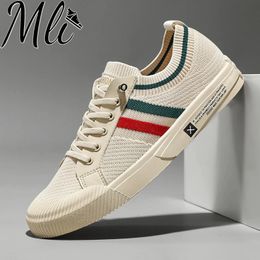 Daily Men Casual Sneakers Loafers Licht ademend duurzaam duurzame demping anti slip outsole flats mode mannelijke stijlvolle schoenen