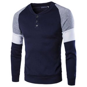 Usure quotidienne Casual Mens Pull Slim Knitwear O-Cou Plaine Manches longues Coton Sweatears Pull Jumper Tops Hommes Vêtements Y0907