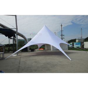 Tente étoile de luxe Daimeter 12M Gazebo pop-up Livraison rapide Auvent de tente d'ombrage en étoile, Gazebo étoile, chapiteau de salon commercial Tente étoile pour événement en plein air sans impression