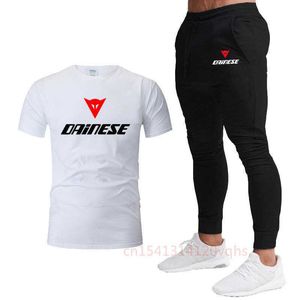 Daine Racing Suit2020 New Mens and Womens Fashion Brand imprimé Coton Coton T-shirt Pantalon pour hommes Sports Setwce7