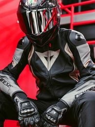 Daine Racing Suitdainese Dennis Avro / Motorcycle Cycling Suit Anti Drop Warm Leather Veste de moto