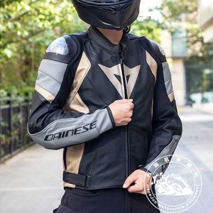 Daine Racing Suitdennis Avro 4 Titanium Alloy Motorcycle Riding Suit Veste en cuir pour la résistance au vent chaud et le costume de course de moto anti-automne