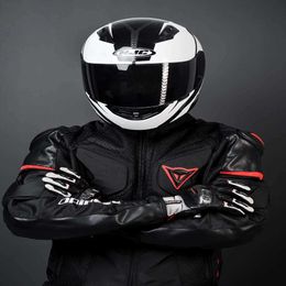 Daine Racing Suitspring / Summer Motorcycle Racing Suit Mens Houstable Heat Dissipant Knight Riding Anti Drop Clothe