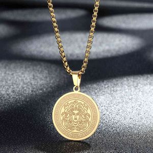 Sierlijke mythologie medusa gorgon ketting vrouwen