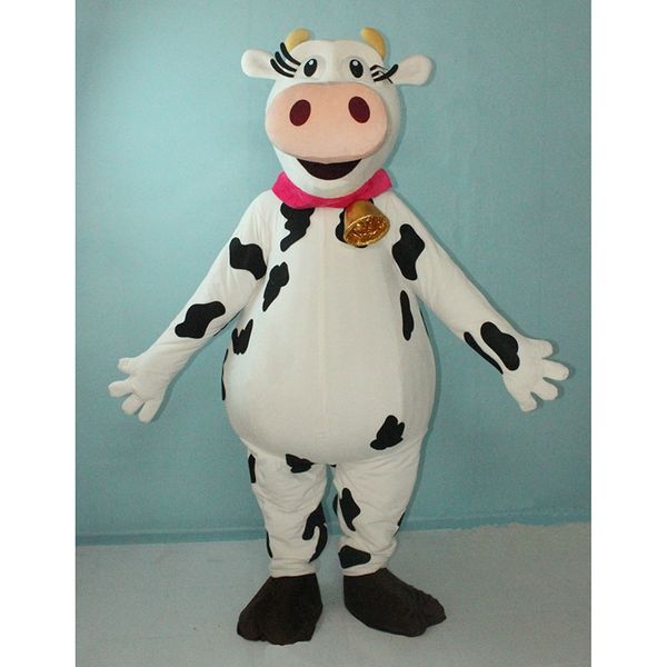 Bovins laitiers lait vache mascotte Costume costumes fête jeu robe tenues vêtements publicité carnaval Halloween noël pâques