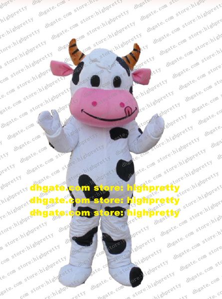 Costume de mascotte vache laitière adulte personnage de dessin animé tenue Costume ouverture nouvelle entreprise expo juste Motexha Spoga CX2037