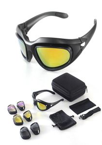 Kits C5 Goggles polarisés Lunettes de soleil Cycling Sun Garas Desert Storm War Tactical Goggles Motorcycle Lunes6753135