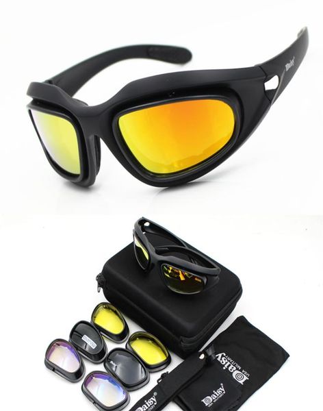 Daisy C5 x7 C6 Gafas de ejército polarizado Gafas de sol en ciclismo Gafas solares de sol tormenta de tormenta de tormenta táctica Gafas tácticas de motocicletas 6321651