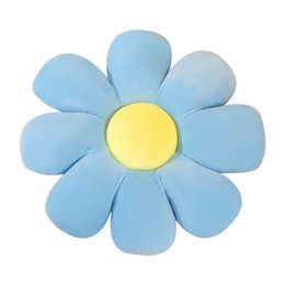 Cojín de flores de margarita, cojín de sofá relleno, cojines para sillas sedentarias de oficina, cojín de suelo de tatami de girasol, almohadilla relajante para glúteos, 40/55cm