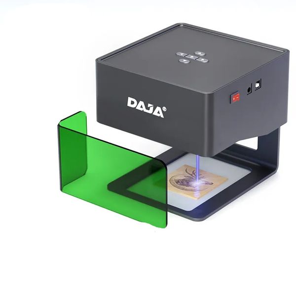 DAJA – graveur Laser DJ6, Machine à graver, 3000mw, imprimante de marques rapides, coupe-bois, bois et plastique